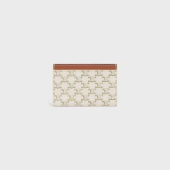 Fashion Card holder in Triomphe canvas with Print Women Triomphe Canvas | More Lines·Essentials