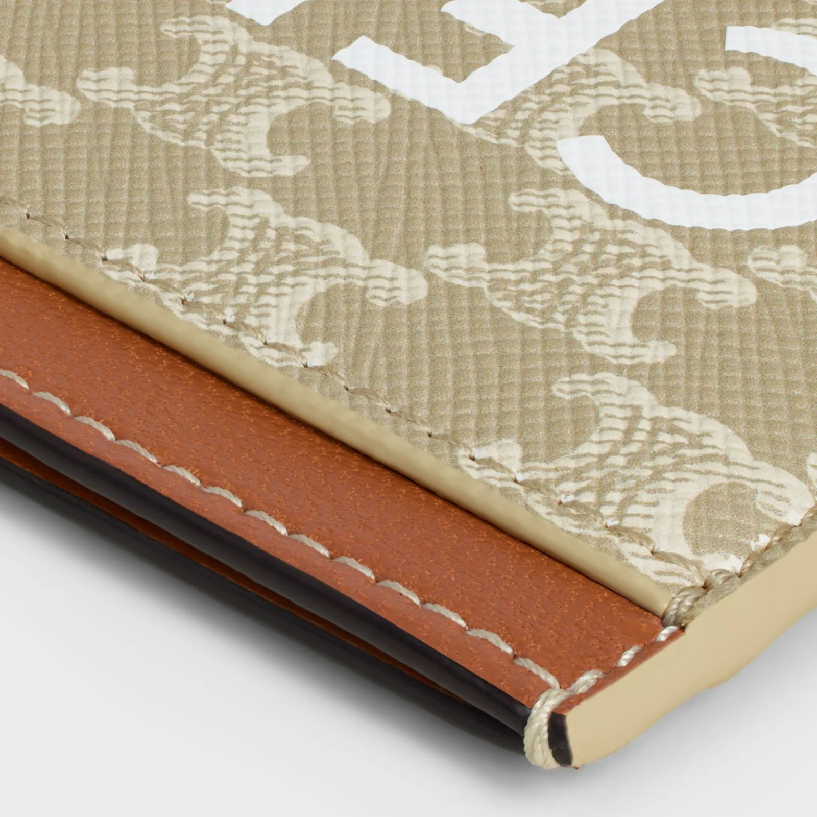 Clearance Card holder in TRIOMPHE CANVAS WITH PRINT Women Triomphe Canvas | More Lines·Essentials