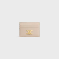 Online CARD HOLDER TRIOMPHE in Shiny calfskin Women Triomphe | Categories·Coin And Card Holders
