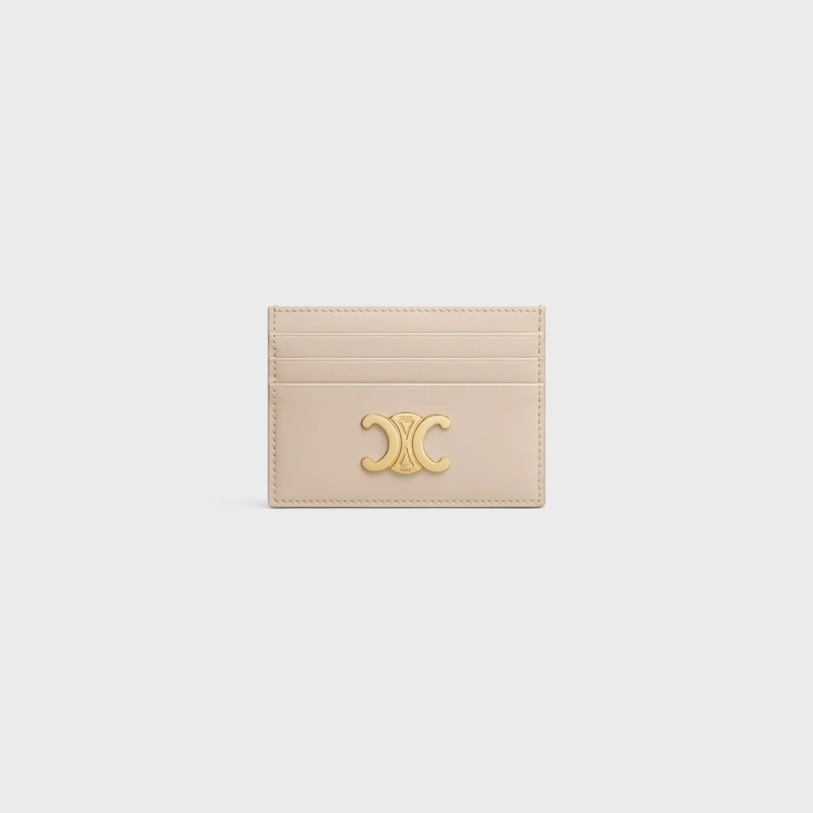 Online CARD HOLDER TRIOMPHE in Shiny calfskin Women Triomphe | Categories·Coin And Card Holders