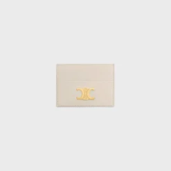 Discount CARD HOLDER TRIOMPHE in Shiny calfskin Women Triomphe | Categories·Coin And Card Holders