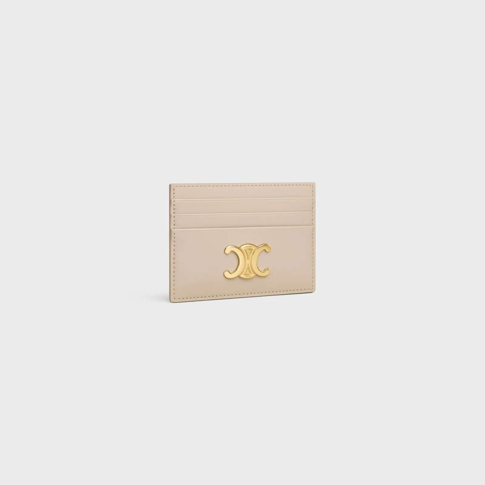Online CARD HOLDER TRIOMPHE in Shiny calfskin Women Triomphe | Categories·Coin And Card Holders