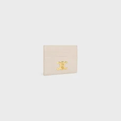 Discount CARD HOLDER TRIOMPHE in Shiny calfskin Women Triomphe | Categories·Coin And Card Holders