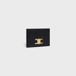 Discount CARD HOLDER TRIOMPHE in Shiny calfskin Women Triomphe | Categories·Coin And Card Holders