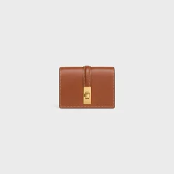 Discount 16 CARD HOLDER WITH FLAP in SHINY CALFSKIN Women 16 | Categories·Coin And Card Holders