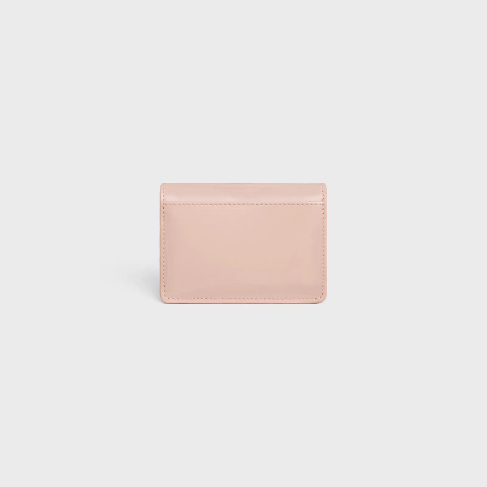 Hot CARD HOLDER WITH FLAP TRIOMPHE in PATENT CALFSKIN Women Triomphe | Categories·Coin And Card Holders