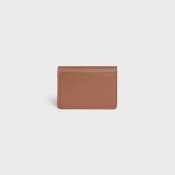 Fashion CARD HOLDER WITH FLAP TRIOMPHE in Shiny calfskin Women Triomphe | Categories·Coin And Card Holders