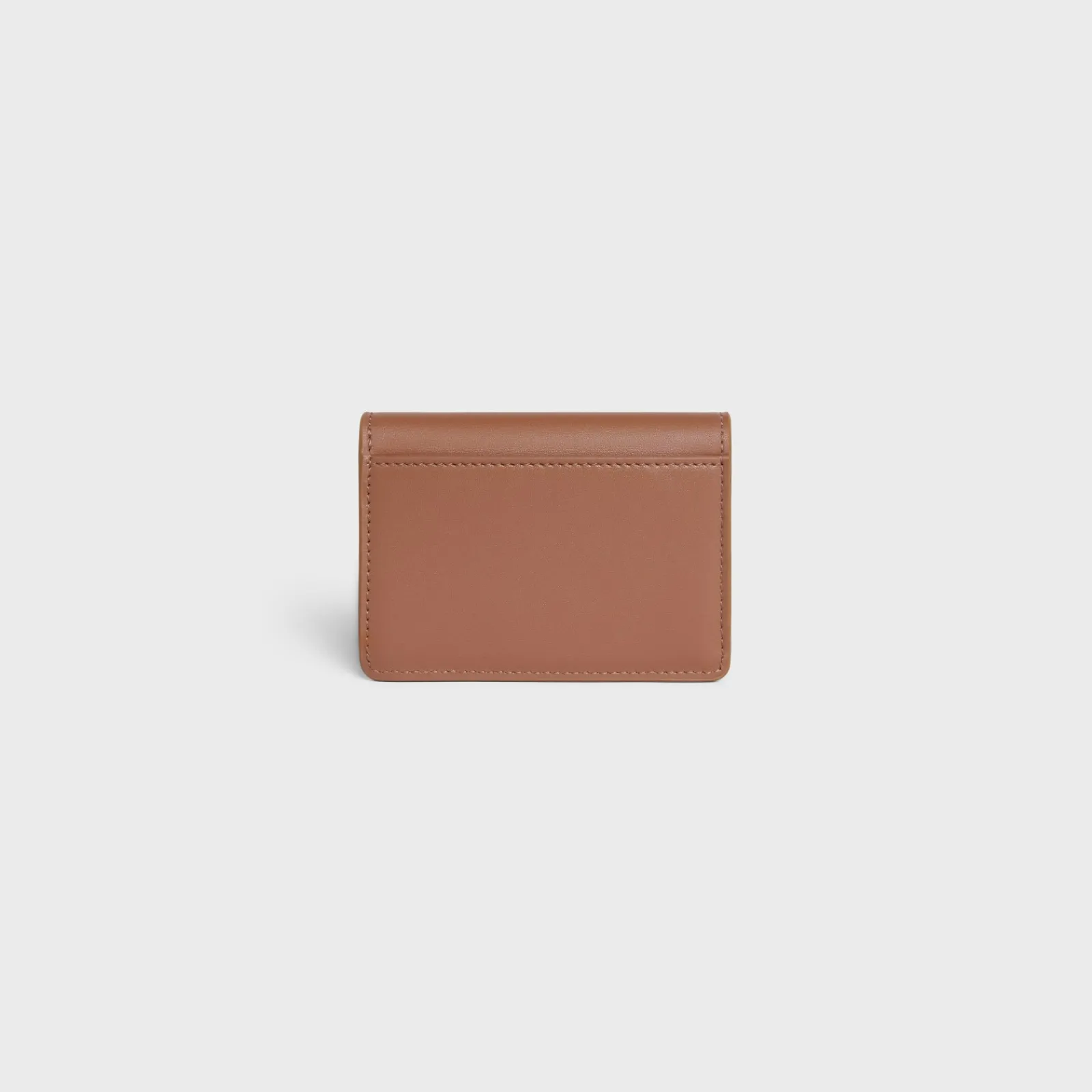 Fashion CARD HOLDER WITH FLAP TRIOMPHE in Shiny calfskin Women Triomphe | Categories·Coin And Card Holders