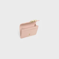 Hot CARD HOLDER WITH FLAP TRIOMPHE in PATENT CALFSKIN Women Triomphe | Categories·Coin And Card Holders