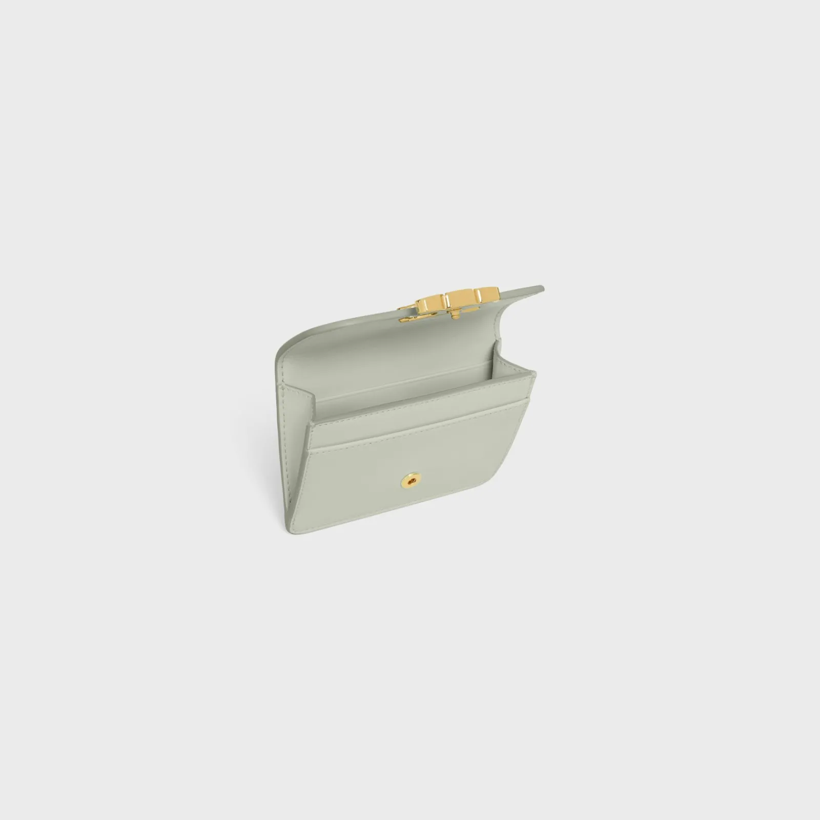 Fashion CARD HOLDER WITH FLAP TRIOMPHE in Shiny calfskin Women Triomphe | Categories·Coin And Card Holders