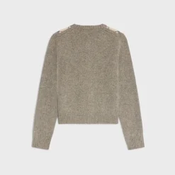 Clearance cardigan in argyle alpaca wool Women Knitwear