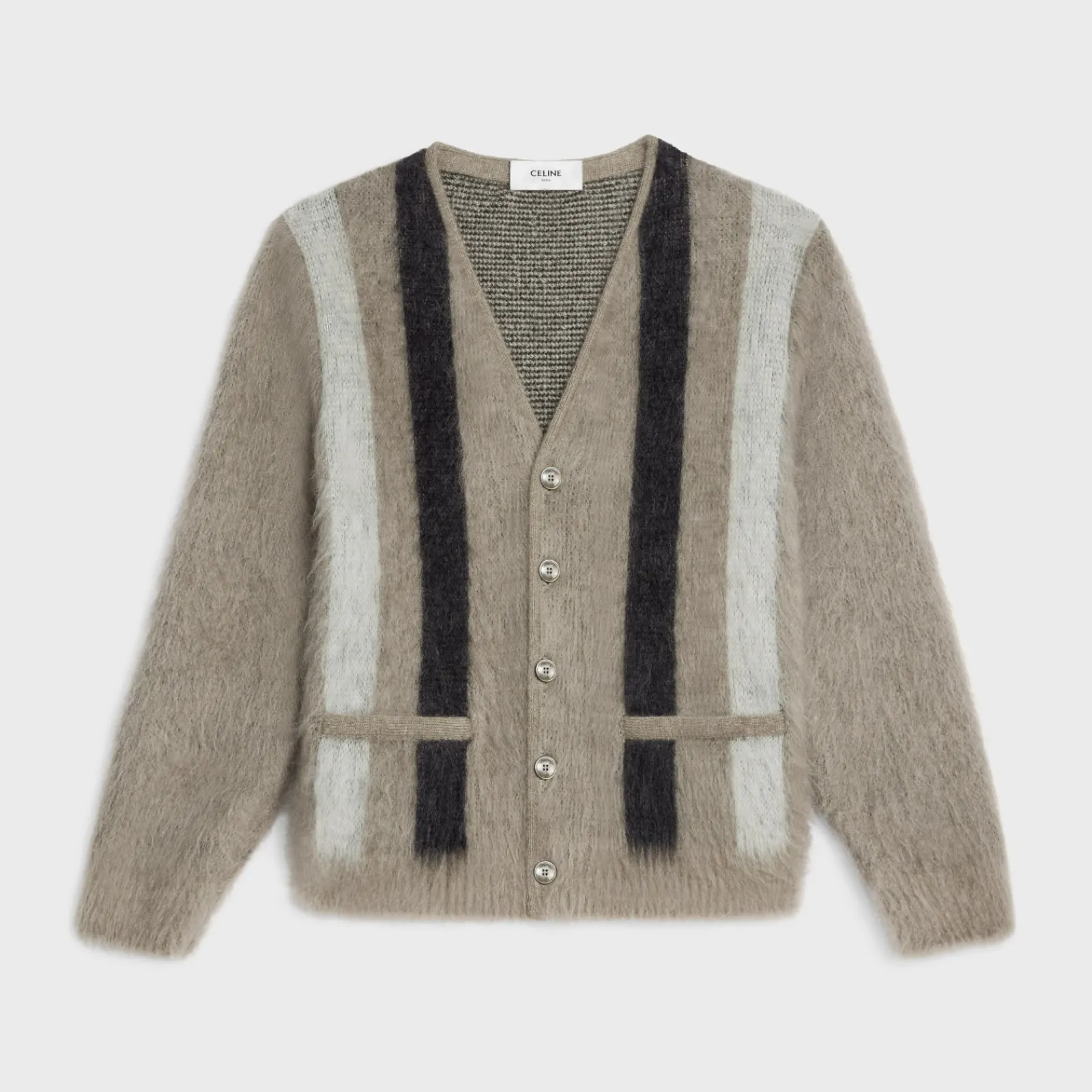 Hot cardigan in brushed mohair Knitwear