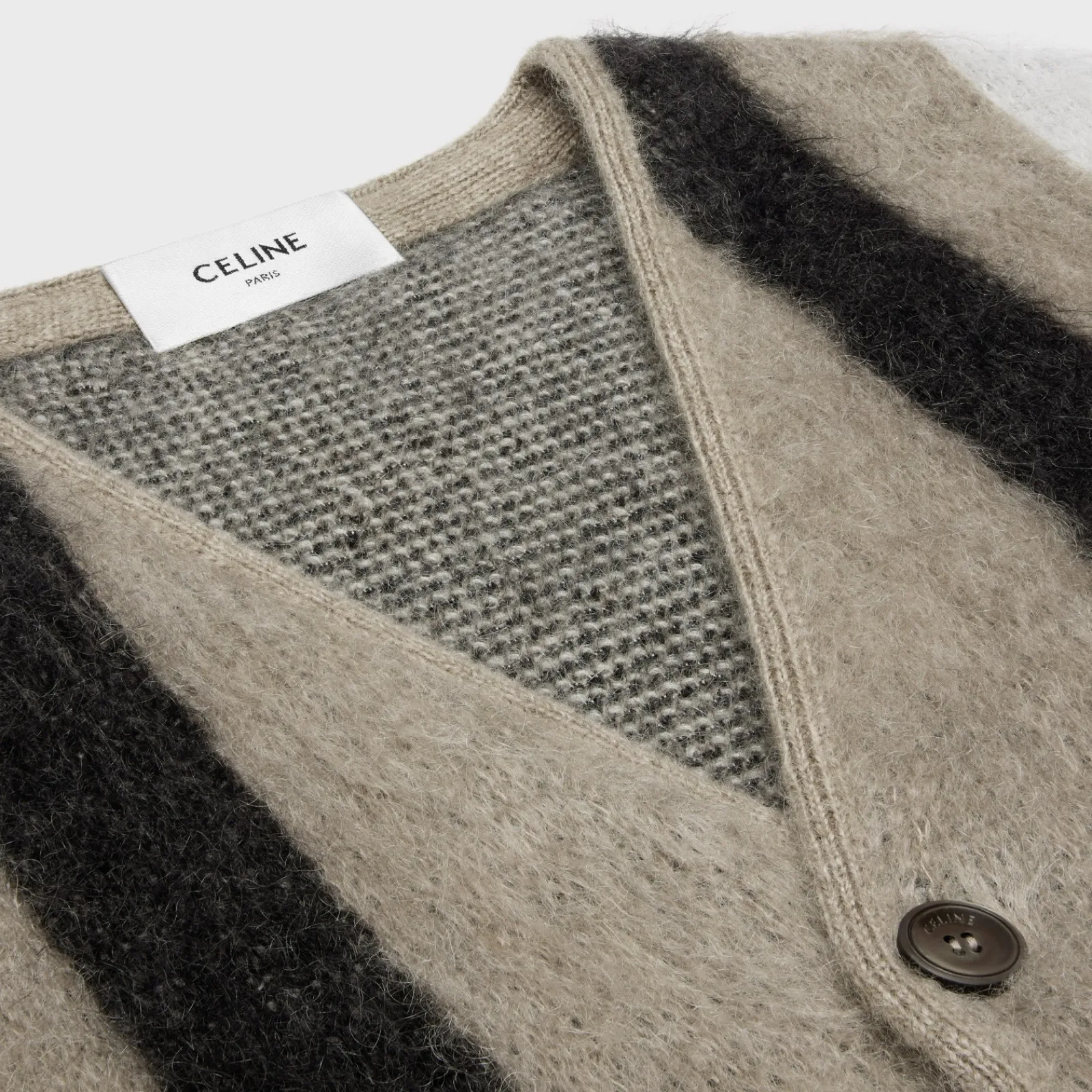 Hot cardigan in brushed mohair Knitwear