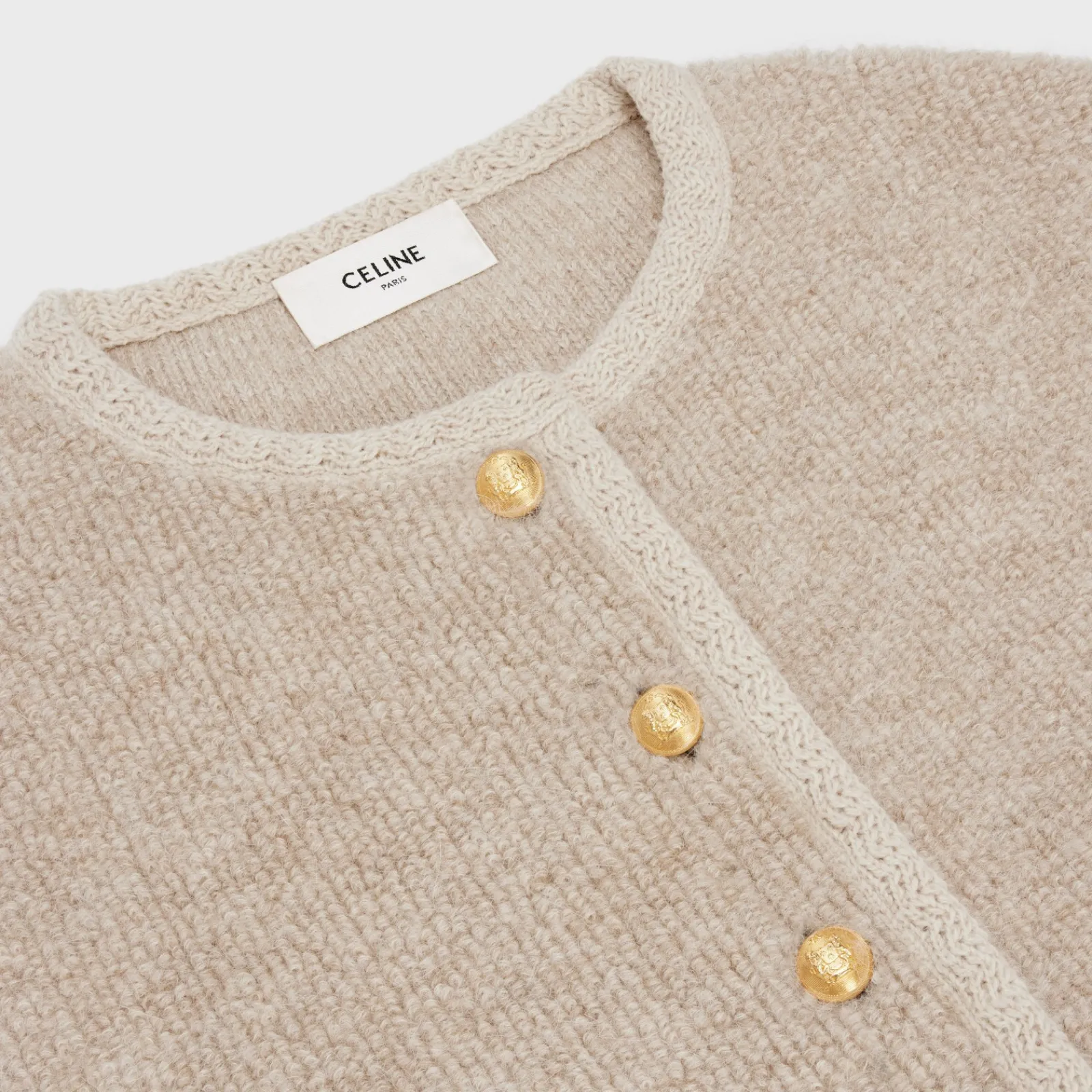 Outlet CARDIGAN JACKET IN ALPACA WOOL Women Knitwear