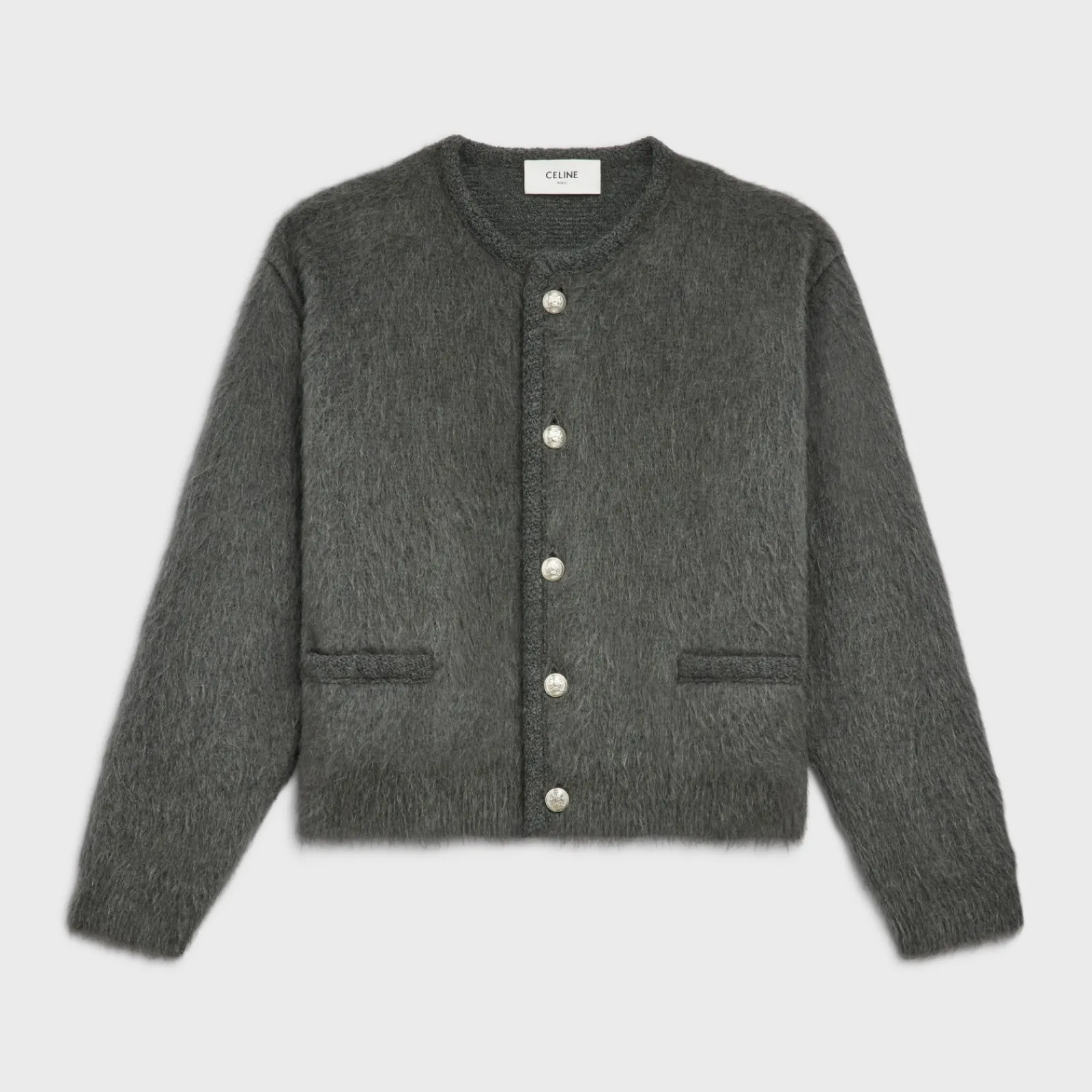 Discount cardigan jacket in brushed mohair Knitwear
