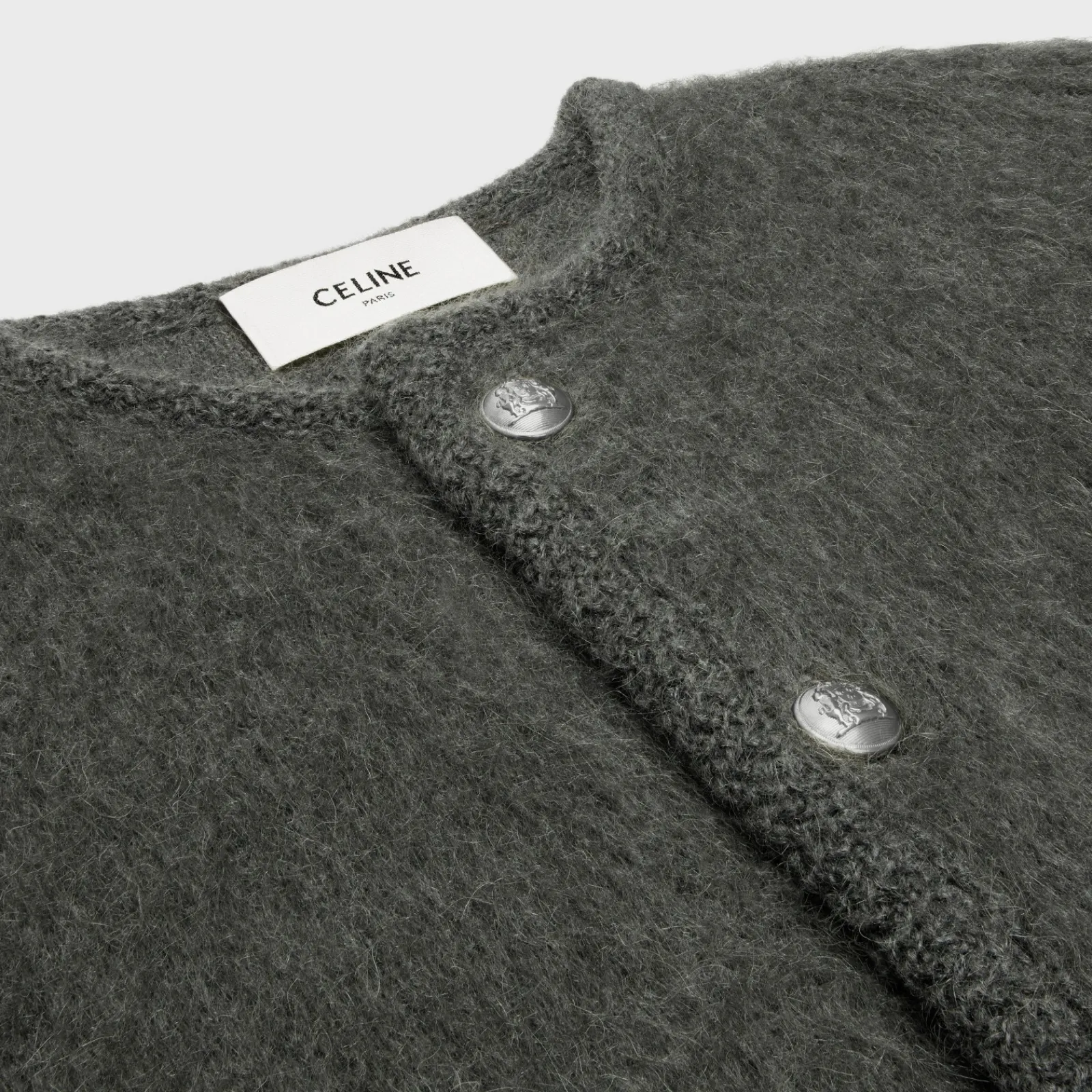 Discount cardigan jacket in brushed mohair Knitwear