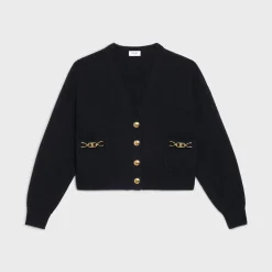 Online CARDIGAN WITH GOURMETTE IN HERITAGE CASHMERE Women Knitwear