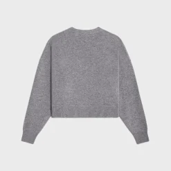 Fashion cardigan with gourmettes in heritage cashmere Women Knitwear