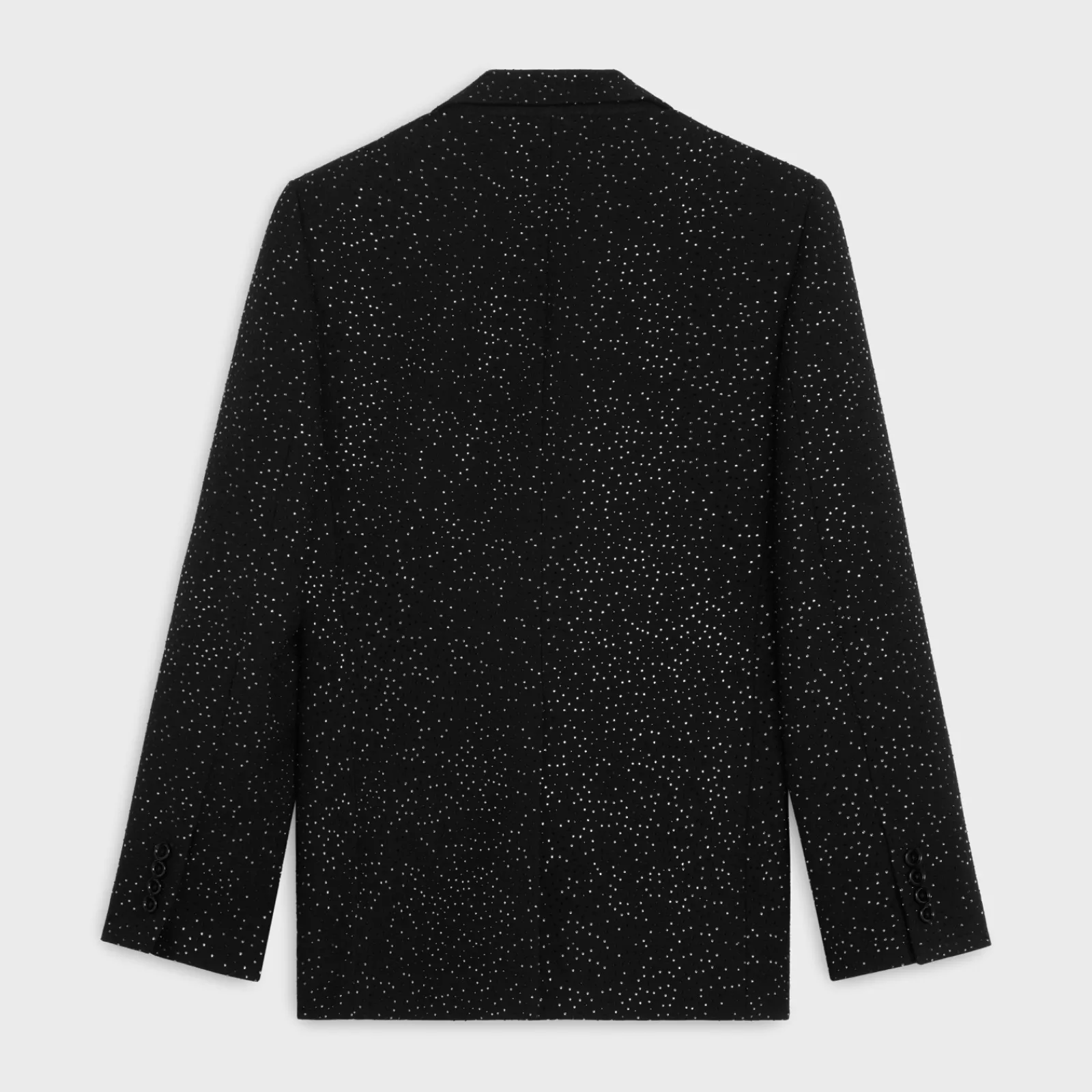 Discount carnaby jacket with rhinestones in double-face wool Jackets & Trousers