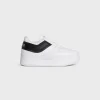 Clearance - BLOCK SNEAKERS WITH WEDGE in CALFSKIN Women Sneakers