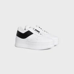 Clearance - BLOCK SNEAKERS WITH WEDGE in CALFSKIN Women Sneakers