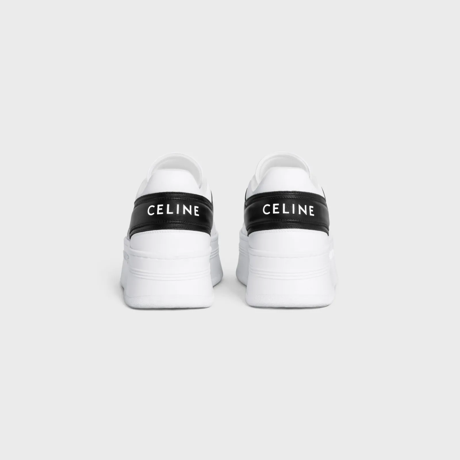 Clearance - BLOCK SNEAKERS WITH WEDGE in CALFSKIN Women Sneakers