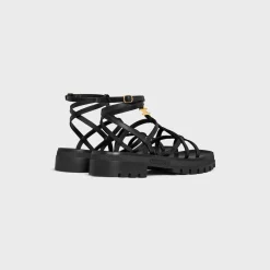 Fashion - CLEA TRIOMPHE STRAPPY SANDAL in CALFSKIN - VEGETAL TANNING Women Sandals