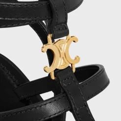 Fashion - CLEA TRIOMPHE STRAPPY SANDAL in CALFSKIN - VEGETAL TANNING Women Sandals