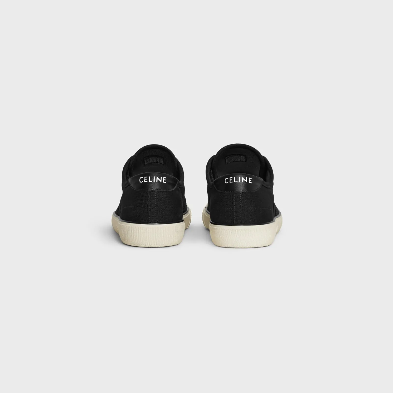 Clearance ALAN AS-01 LOW LACE-UP SNEAKER in CANVAS AND CALFSKIN Sneakers