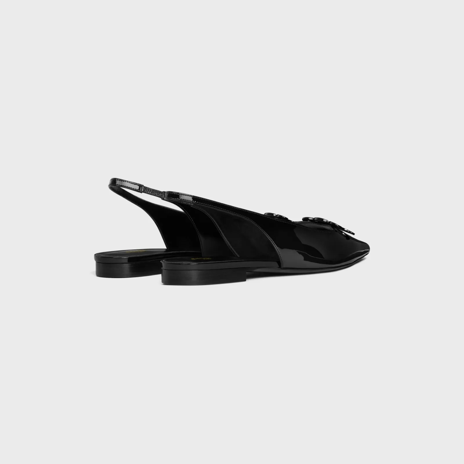 New ALMA TRIOMPHE FLAT SLINGBACK in PATENT CALFSKIN Women Loafers And Flats