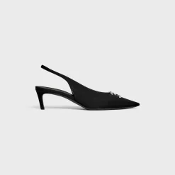 Clearance ALMA TRIOMPHE SLINGBACK in GROS-GRAIN Women Pumps