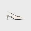 Discount ALMA TRIOMPHE SLINGBACK in PATENT CALFSKIN Women Pumps