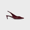 Hot ALMA TRIOMPHE SLINGBACK in PATENT CALFSKIN Women Pumps