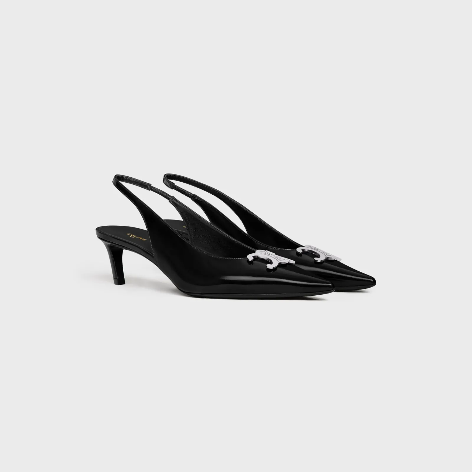 Sale ALMA TRIOMPHE SLINGBACK in GLOSSY CALFSKIN Women Pumps