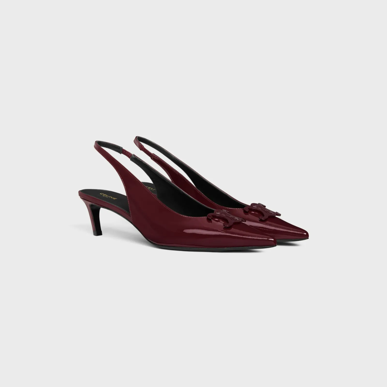 Hot ALMA TRIOMPHE SLINGBACK in PATENT CALFSKIN Women Pumps