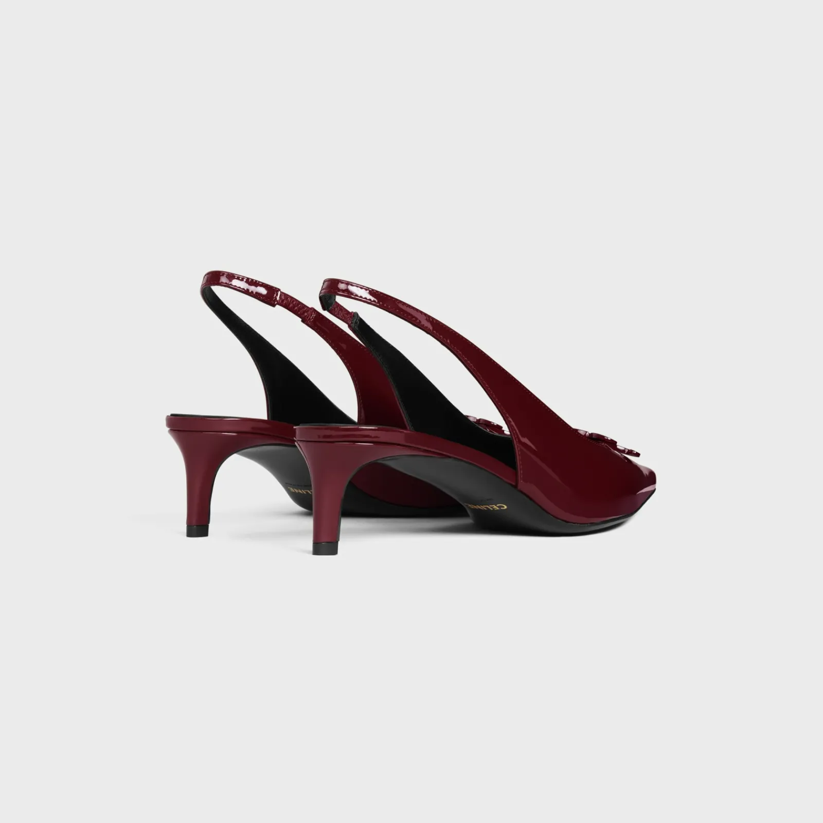 Hot ALMA TRIOMPHE SLINGBACK in PATENT CALFSKIN Women Pumps
