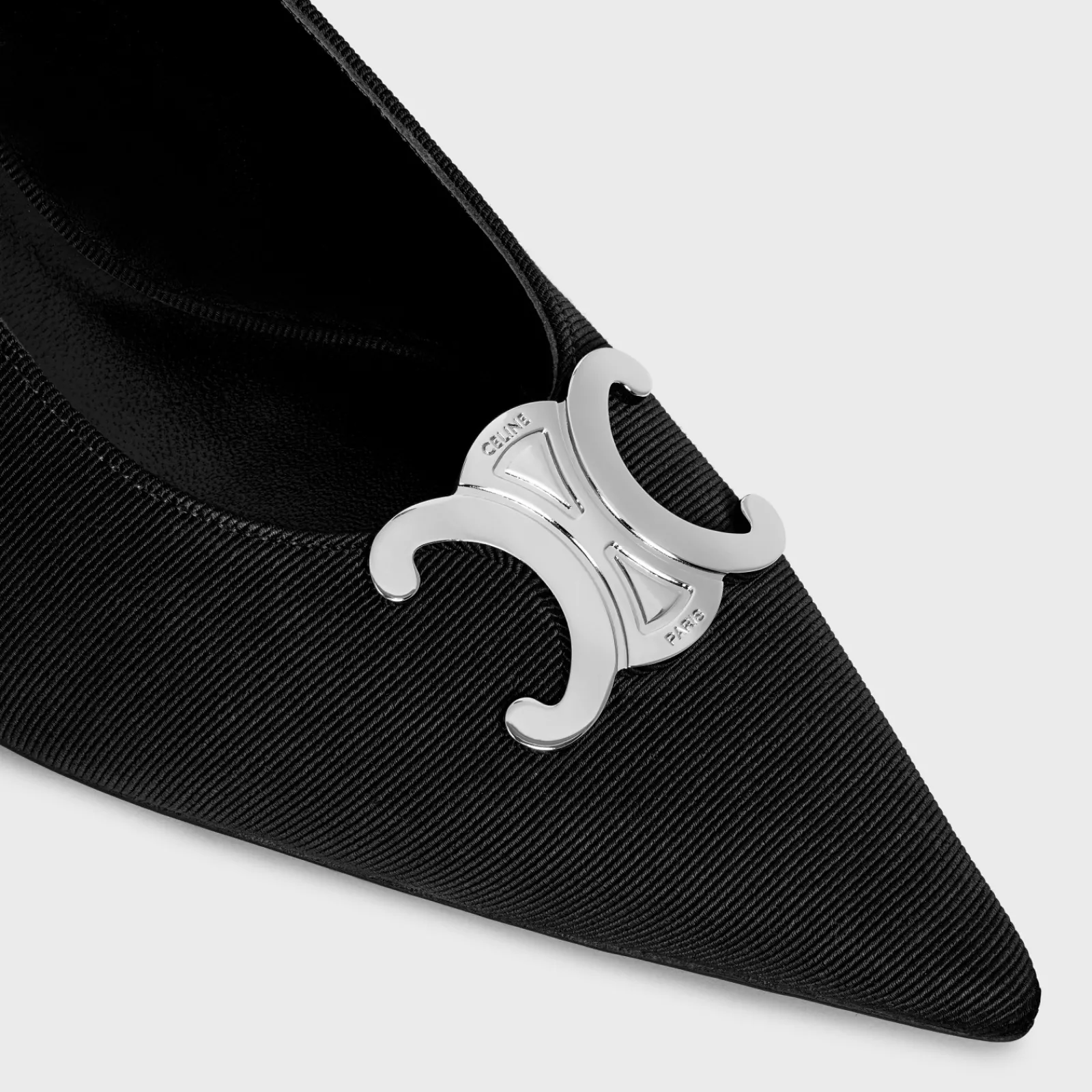 Clearance ALMA TRIOMPHE SLINGBACK in GROS-GRAIN Women Pumps