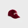 Outlet baseball cap in cotton velvet Hats And Soft Accessories