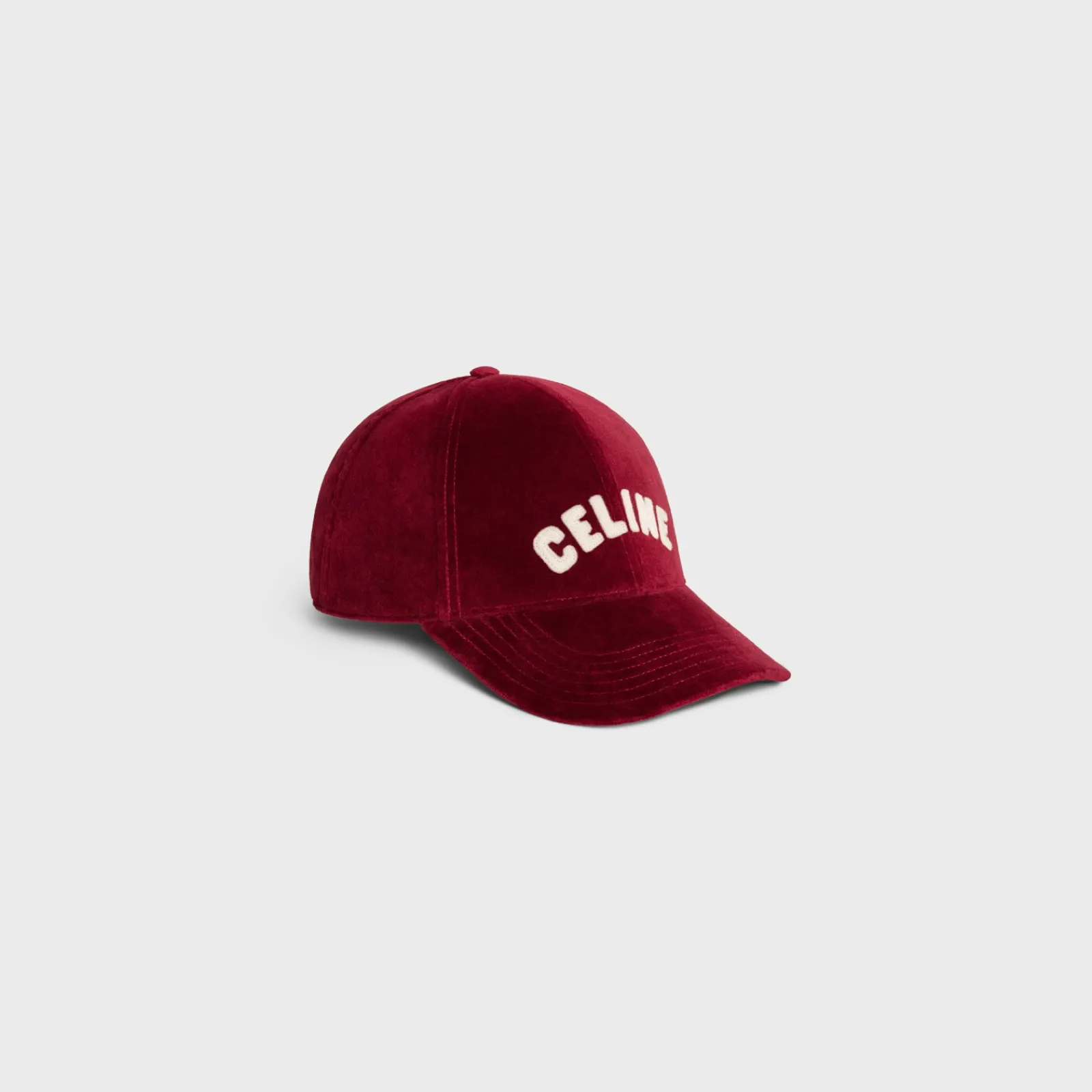 Outlet baseball cap in cotton velvet Hats And Soft Accessories