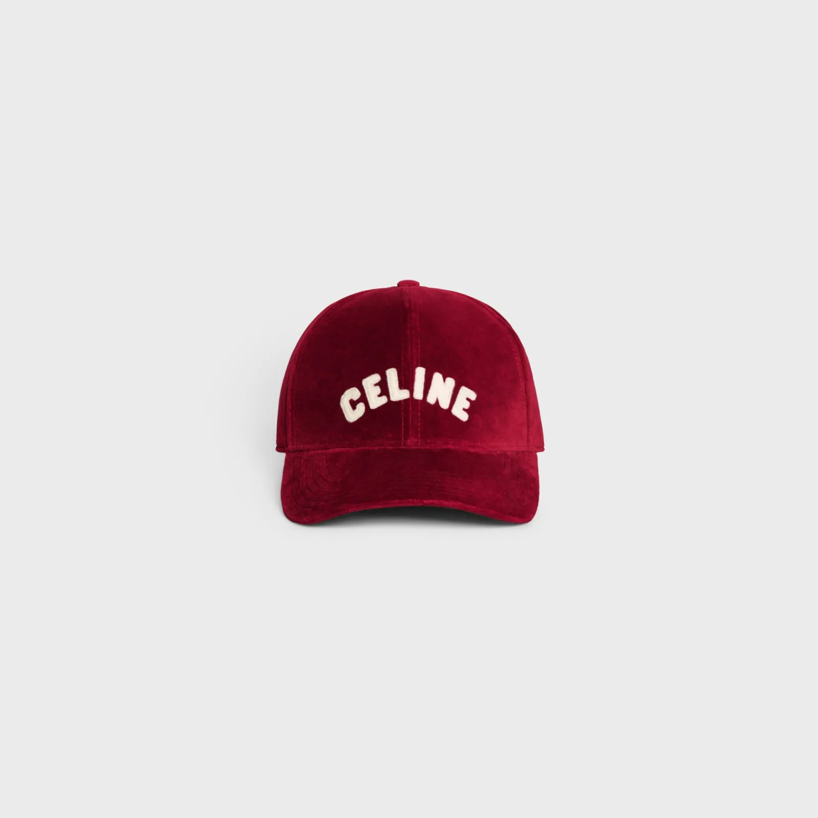Outlet baseball cap in cotton velvet Hats And Soft Accessories