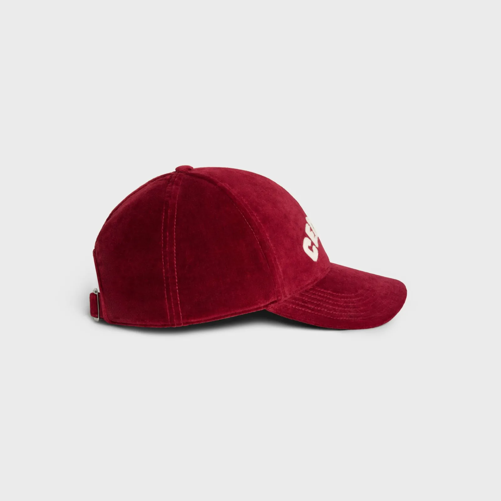 Outlet baseball cap in cotton velvet Hats And Soft Accessories