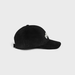 Online baseball cap in corduroy Hats And Soft Accessories