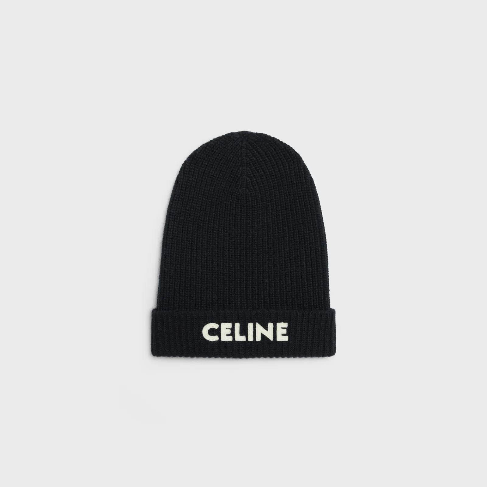 New BEANIE IN RIBBED WOOL Hats And Soft Accessories