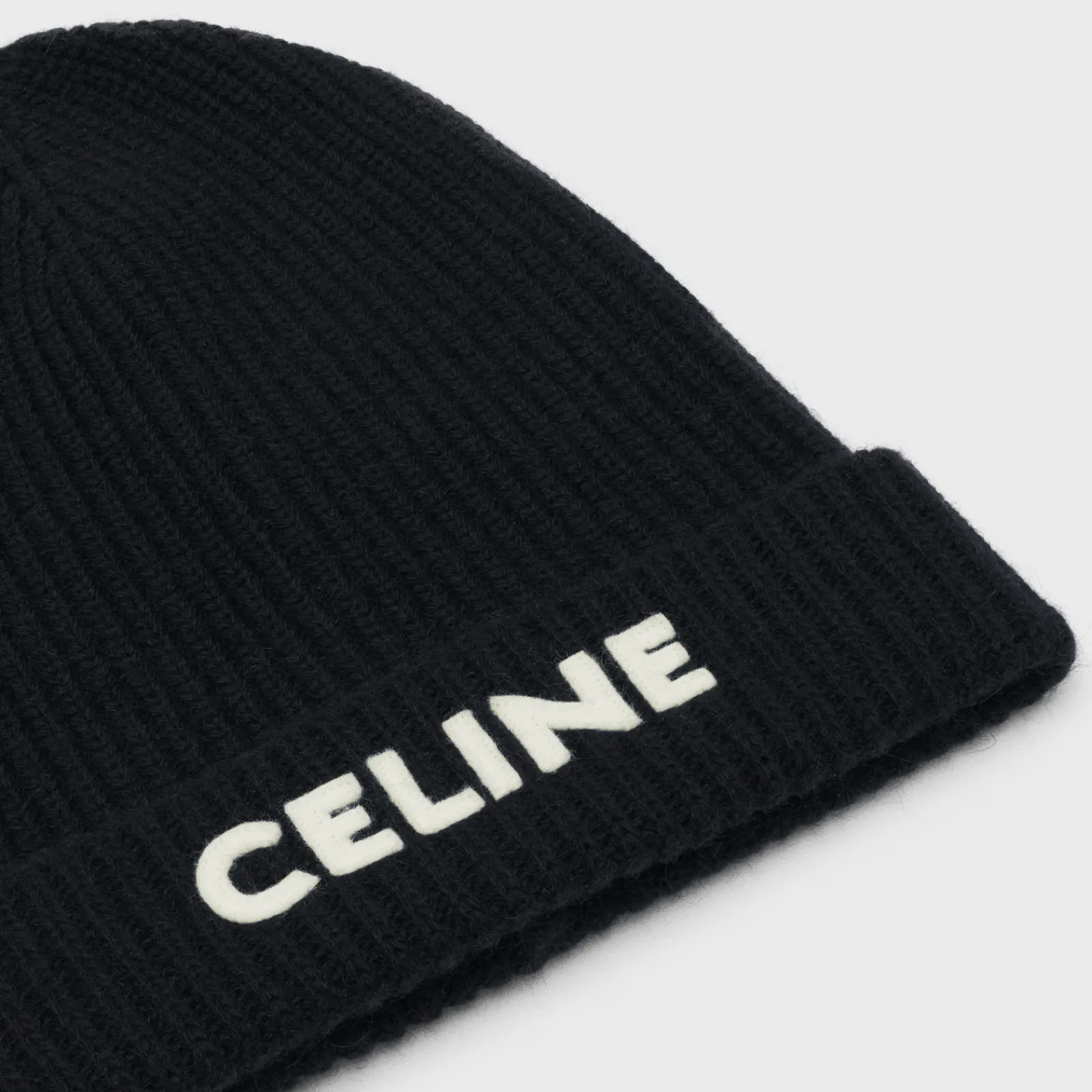 New BEANIE IN RIBBED WOOL Hats And Soft Accessories