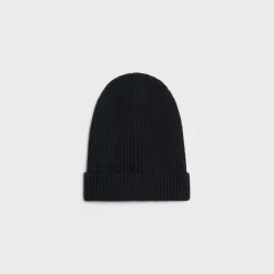 New BEANIE IN RIBBED WOOL Hats And Soft Accessories