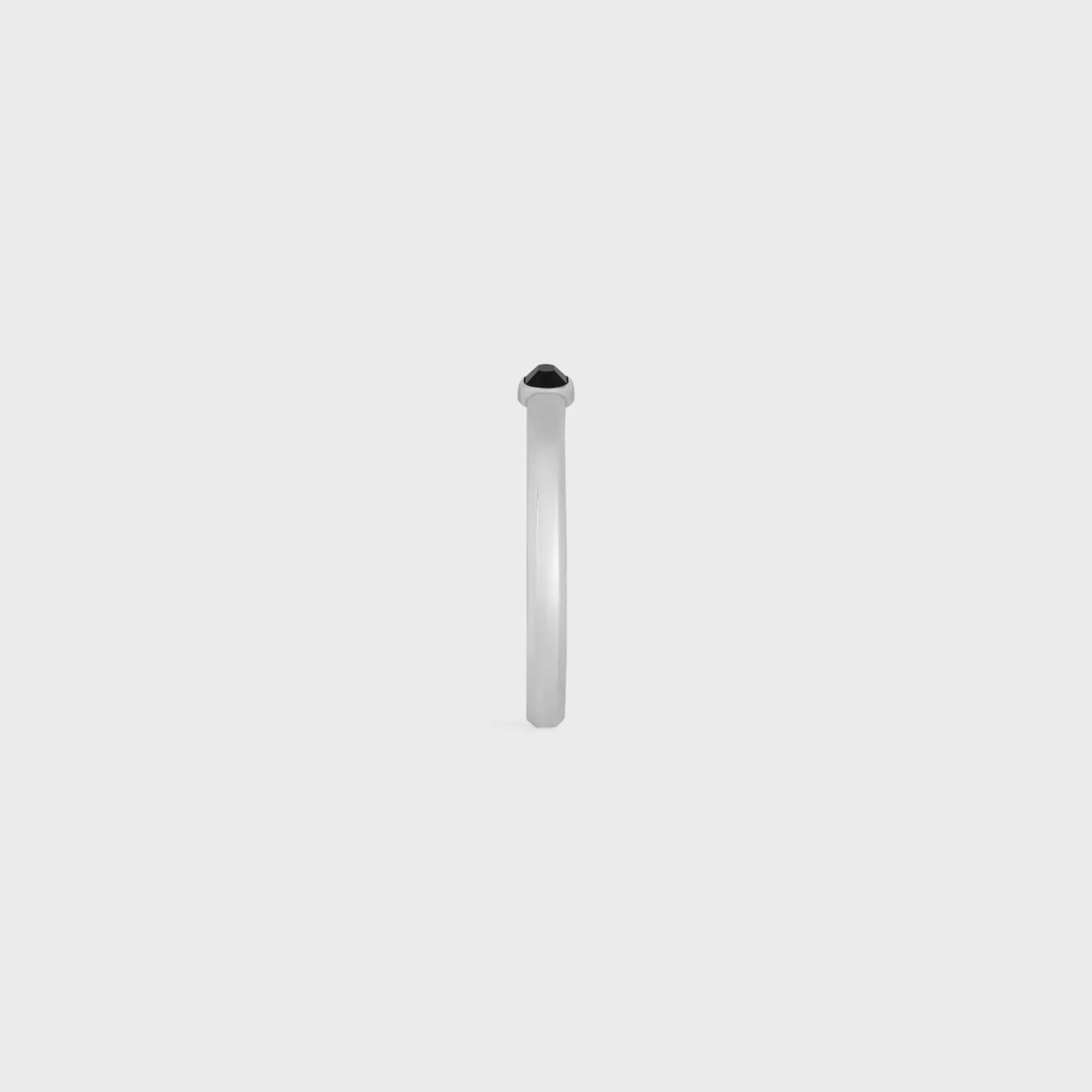 Fashion Bevelled Cuff in Onyx and Sterling Silver with Rhodium finish Bracelets & Rings