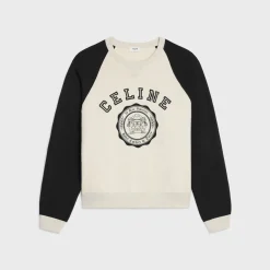 Discount blason loose sweatshirt in cotton fleece T-Shirts And Sweatshirts
