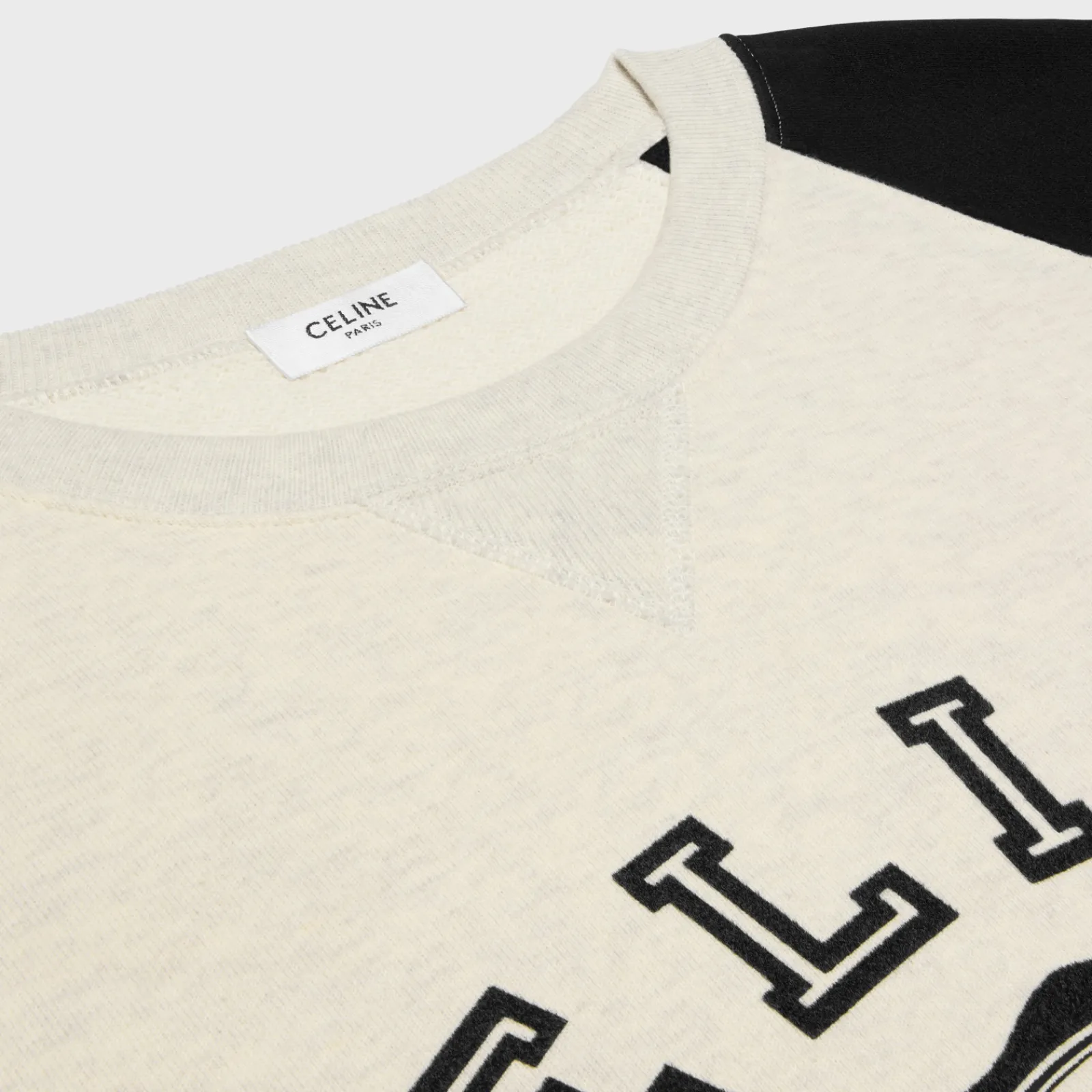 Discount blason loose sweatshirt in cotton fleece T-Shirts And Sweatshirts