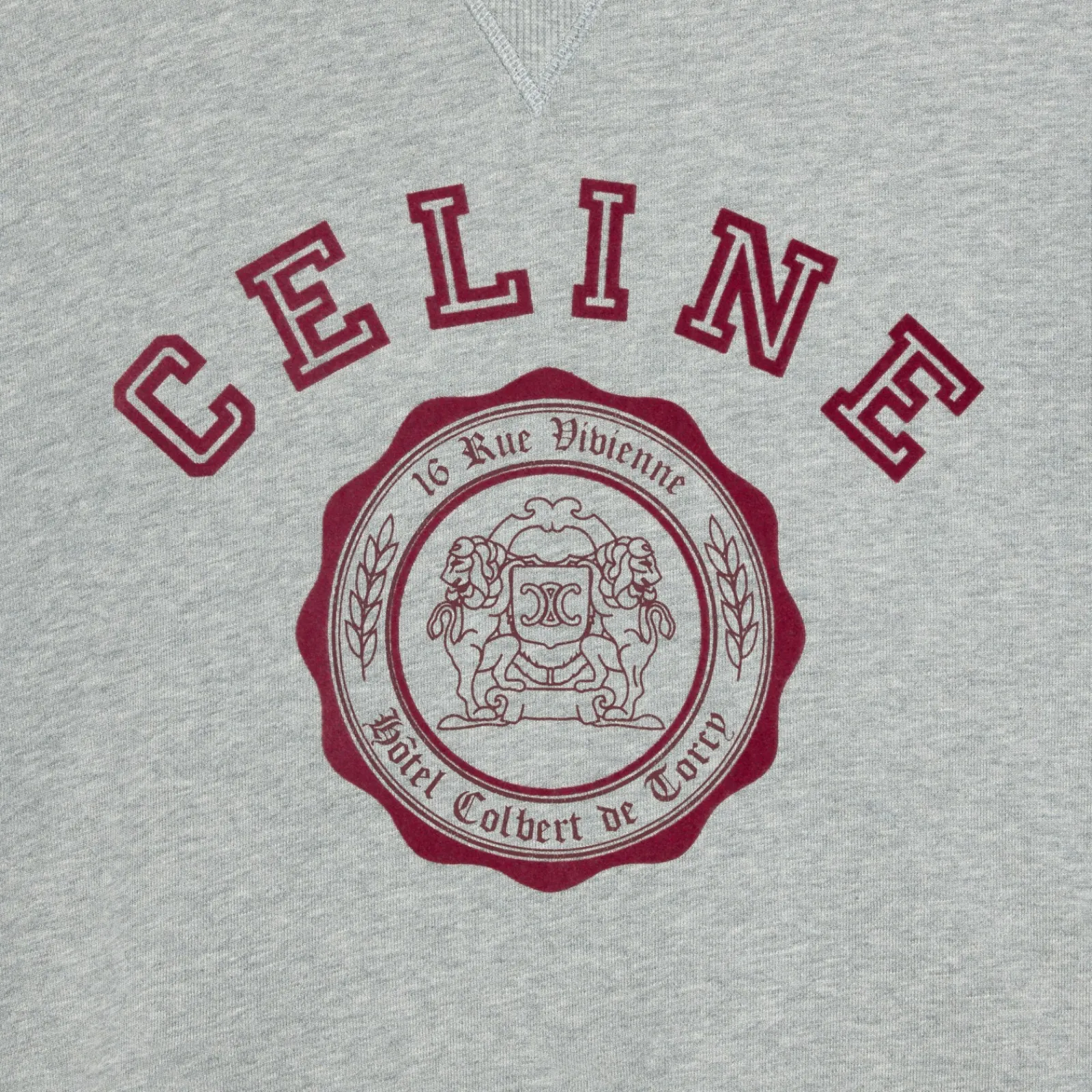 Discount blason loose sweatshirt in cotton fleece T-Shirts And Sweatshirts