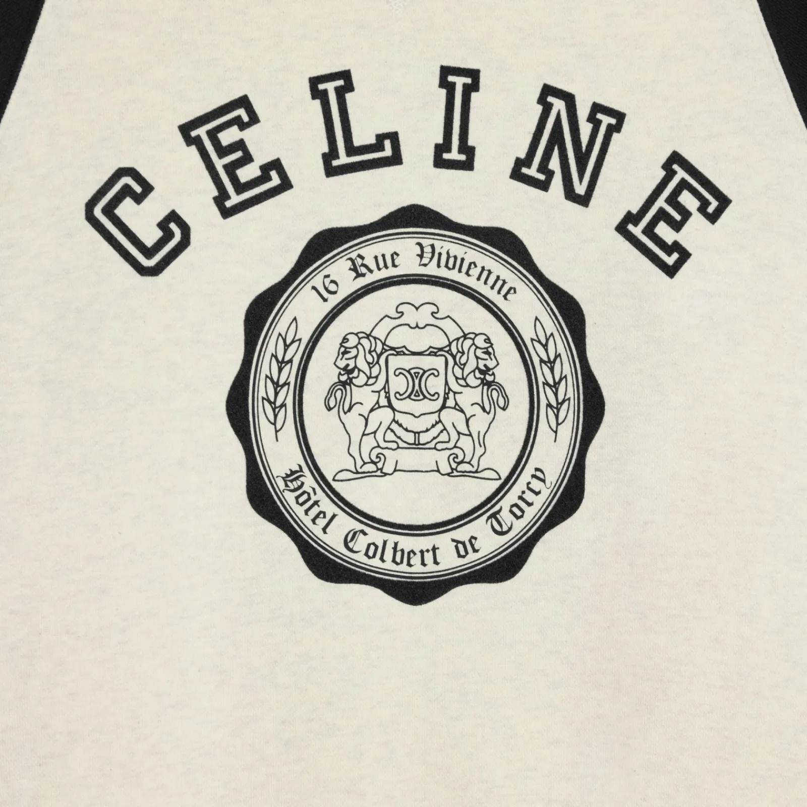 Discount blason loose sweatshirt in cotton fleece T-Shirts And Sweatshirts